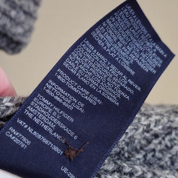 Tommy Hilfiger Gray Button-Up Long Cardigan Sweater Size XL - Picture 7 of 7